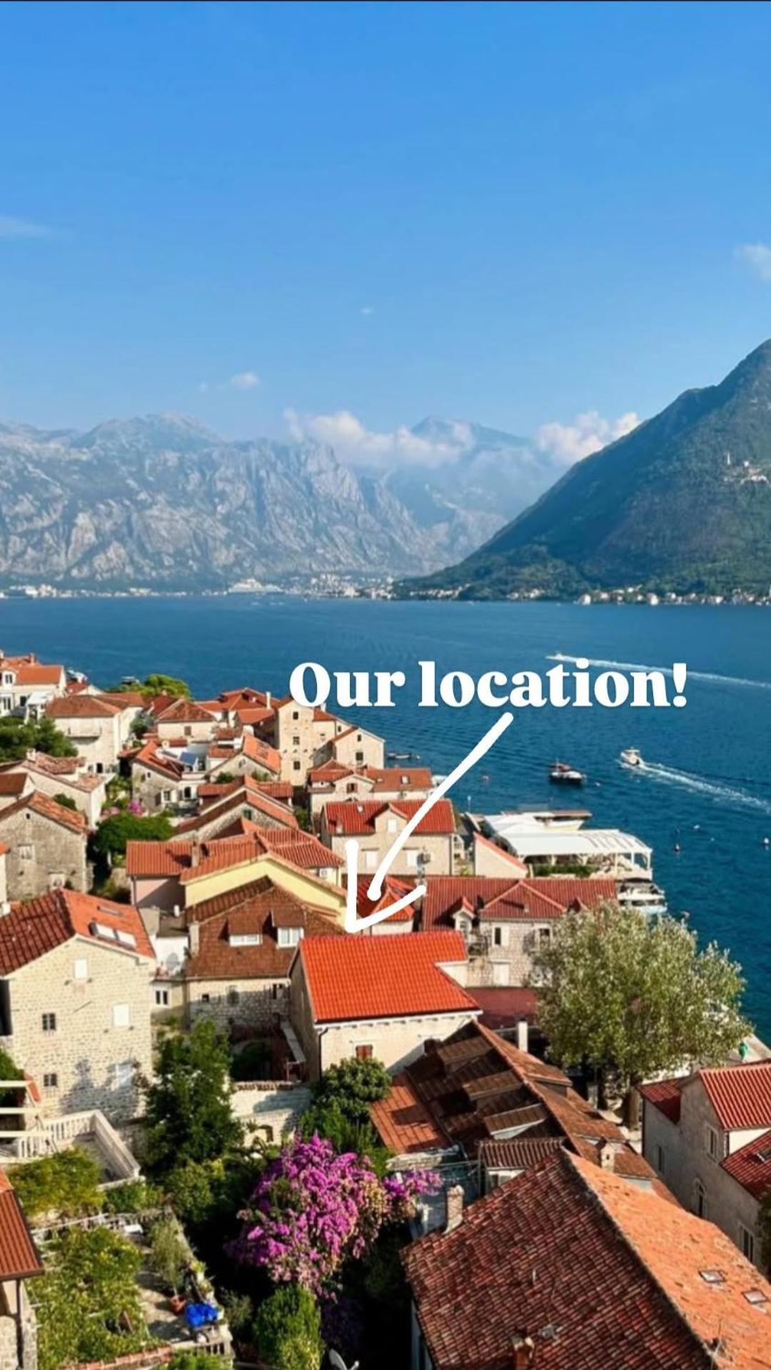Apartments Visit Perast Eksteriør bilde